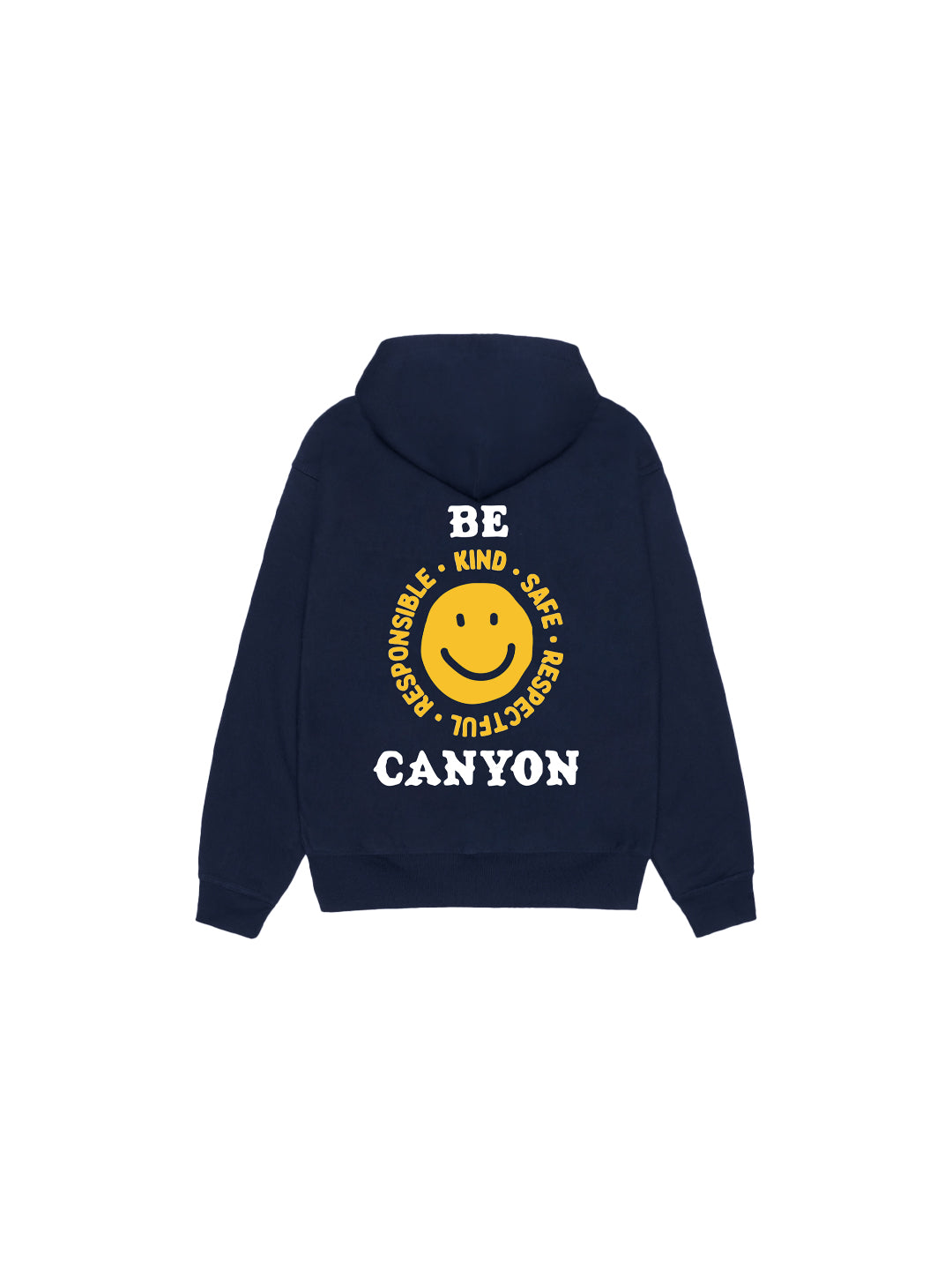 Be Canyon Youth Zip Hoodie in Navy