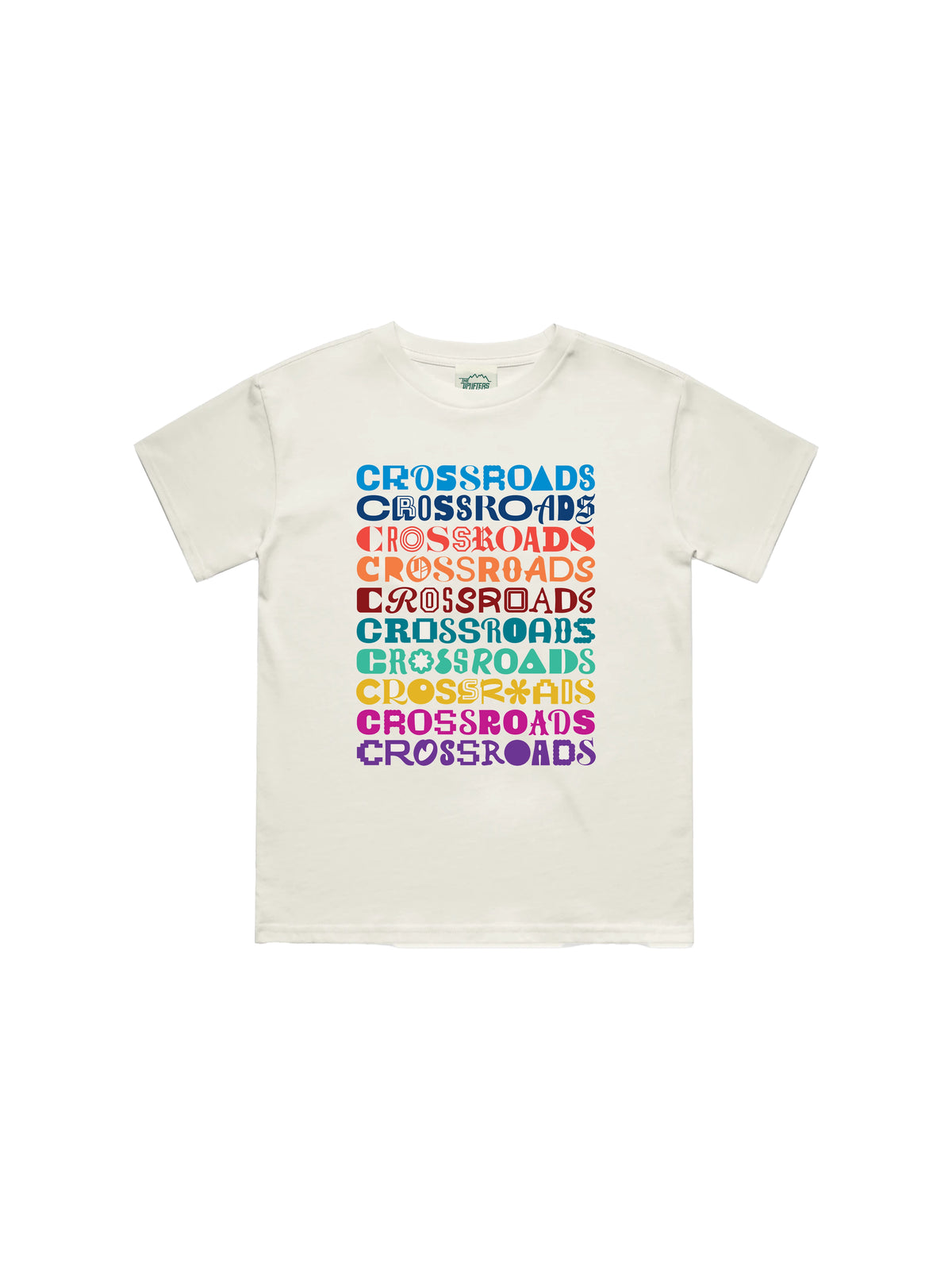 the Classic Youth Tee with Crossroads Grid