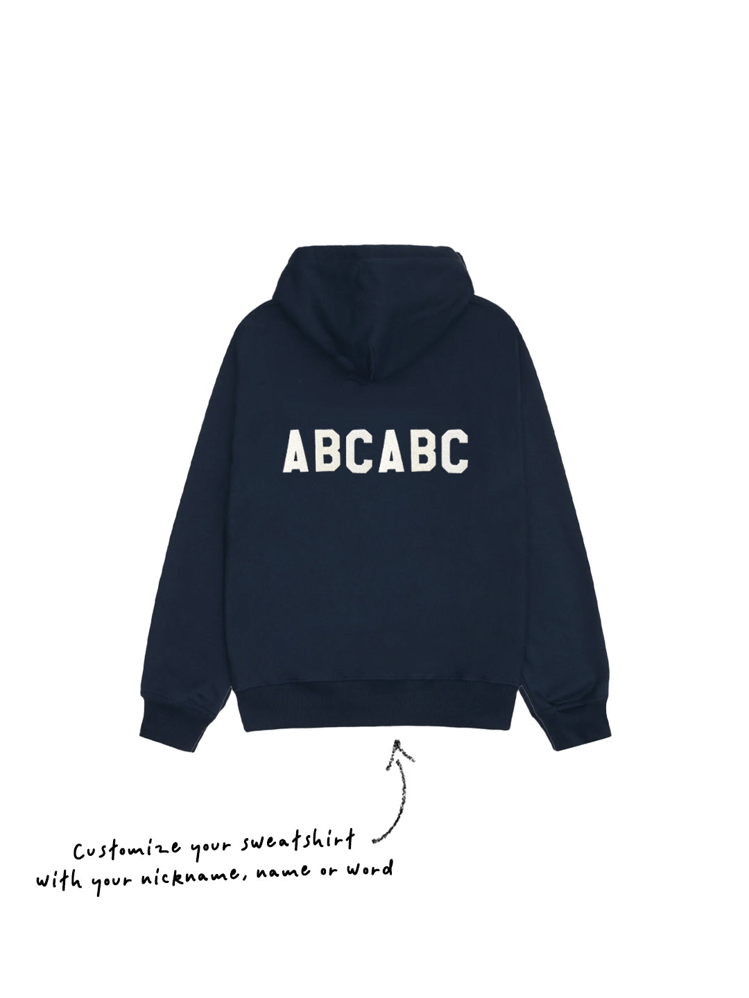 Canyon Wave Youth Hoodie in Navy