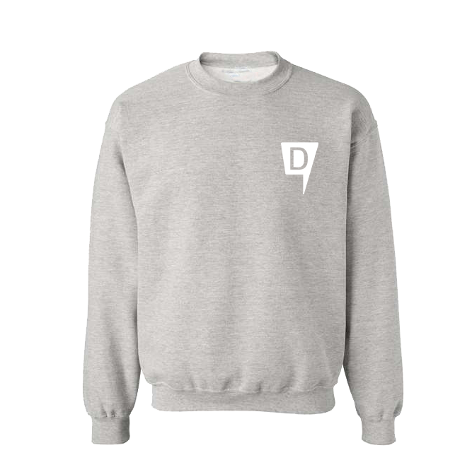 Downtown School Unisex Heather Grey Pullover Sweatshirt