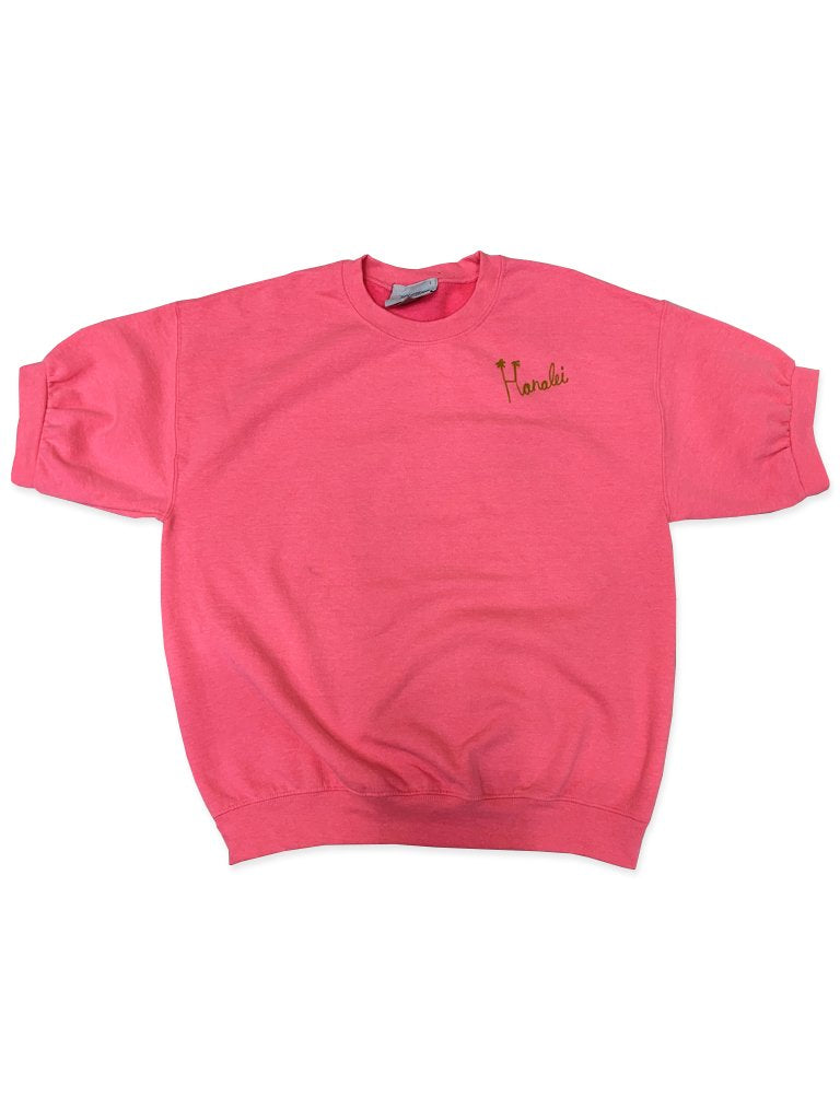 Hanalei Keep It Magical Chainstitch Short Sleeve Sweatshirt