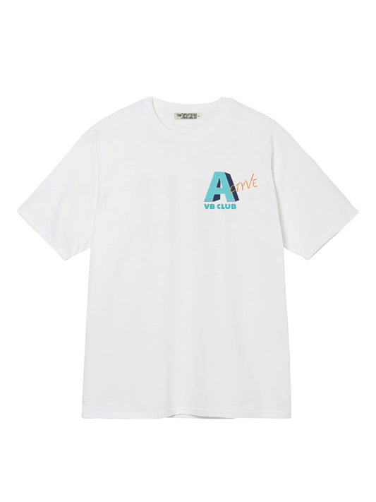 Actyve A Logo Tee in White