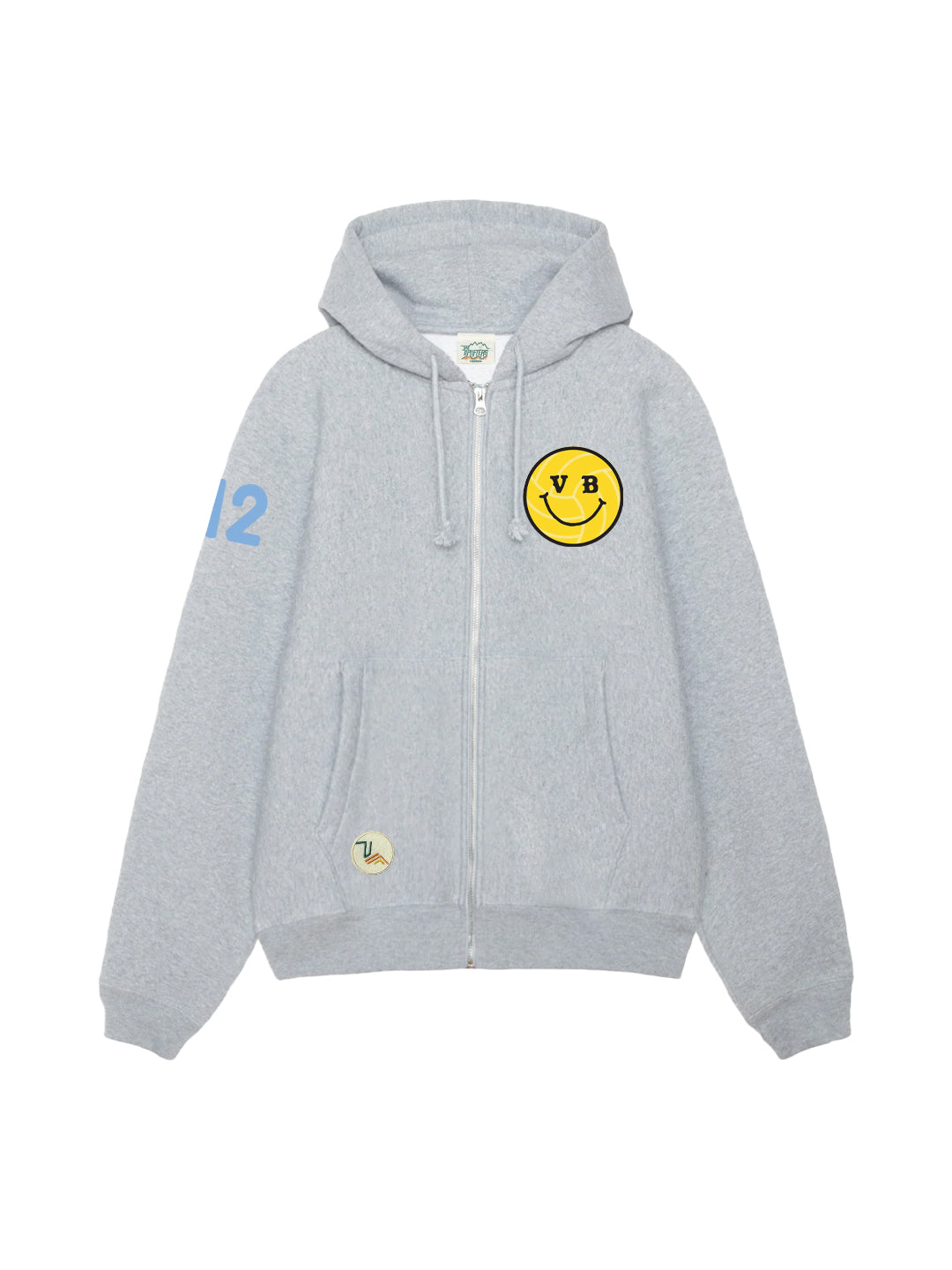 Smiley Zip Hoodie