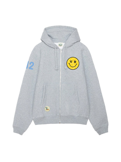 Smiley Zip Hoodie