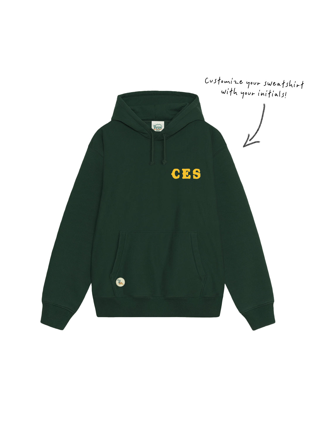 Be Canyon Pullover Hoodie in Green