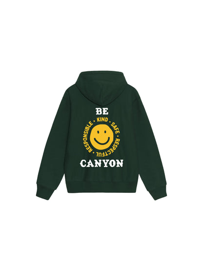 Be Canyon Youth Pullover Hoodie in Green