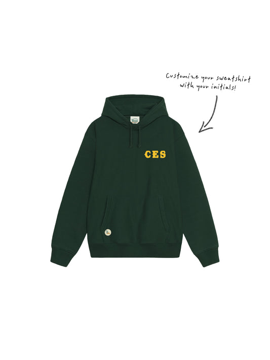 Be Canyon Youth Pullover Hoodie in Green