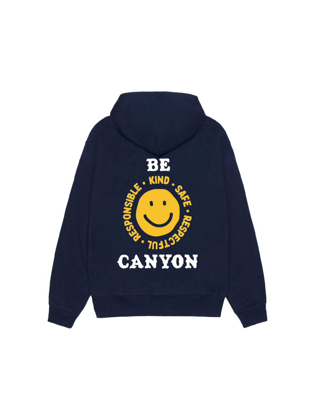 Be Canyon Zip Hoodie in Navy