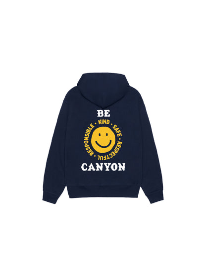 Be Canyon Youth Zip Hoodie in Navy