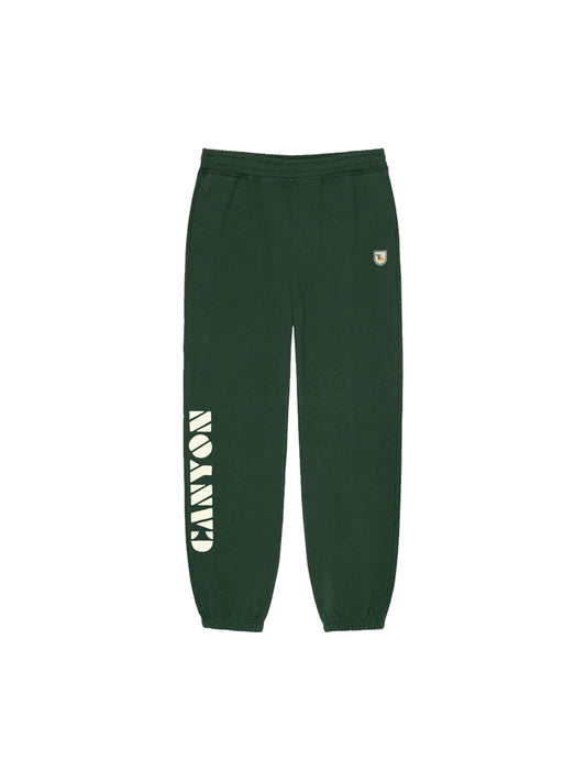 Canyon Block Youth Sweatpants in Forest Green