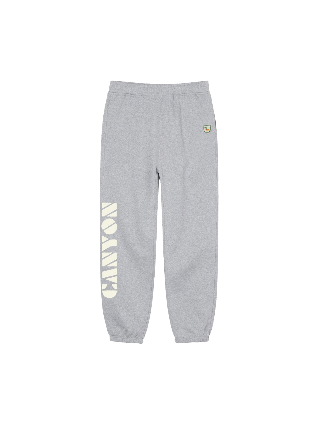 Canyon Block Youth Sweatpants in Heather Grey