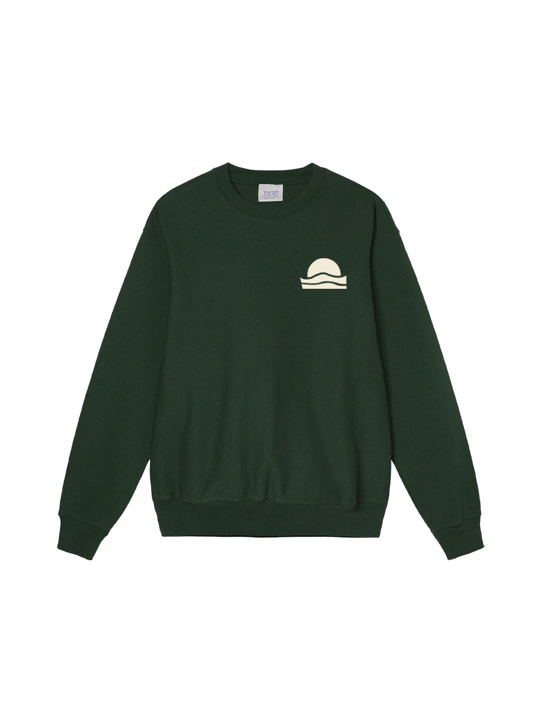 Sunscape Canyon Adult Crewneck Sweatshirt in Forest Green