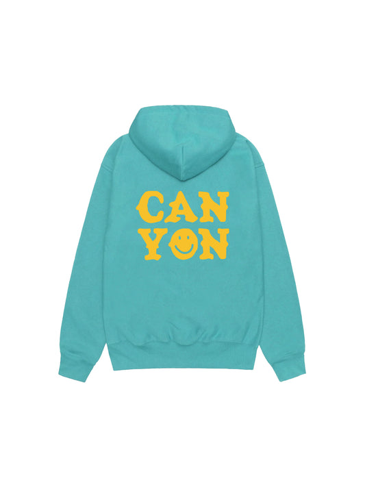 Canyon Smile Pullover Hoodie in Blue