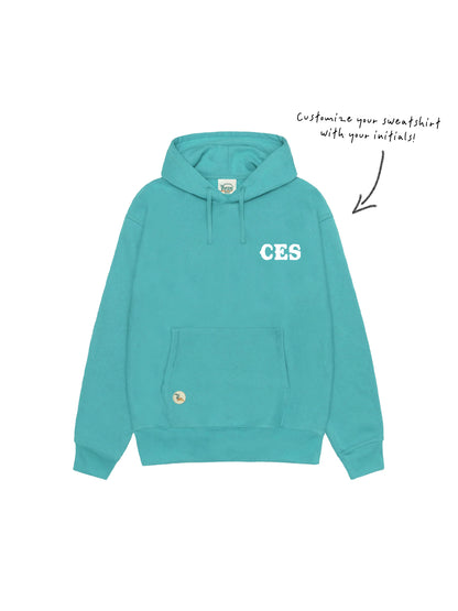 Canyon Smile Pullover Hoodie in Blue