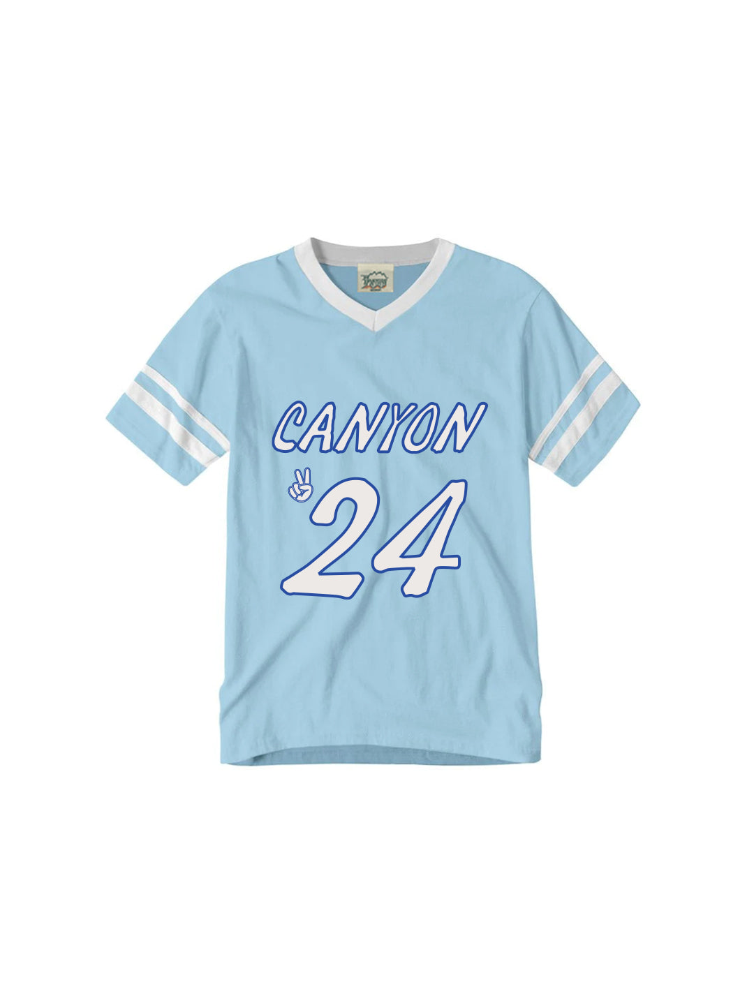 Canyon '24 Adult Track Tee in Dusty Blue