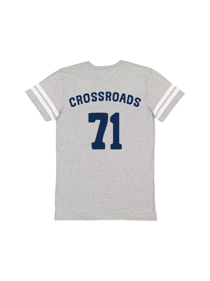 Crossroads Athletic Stripe Sleeve Tee