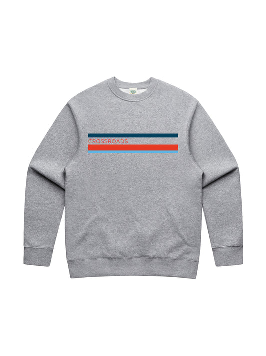 Crossroads Stripe Crewneck