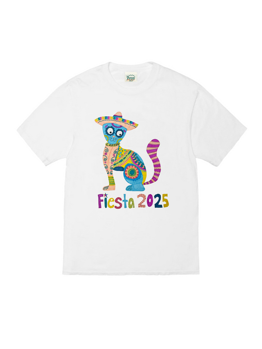 Sugar Skull Cat Adult Tee