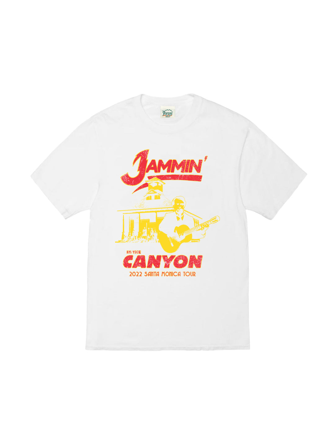 Jammin in the Canyon Youth Tee in White