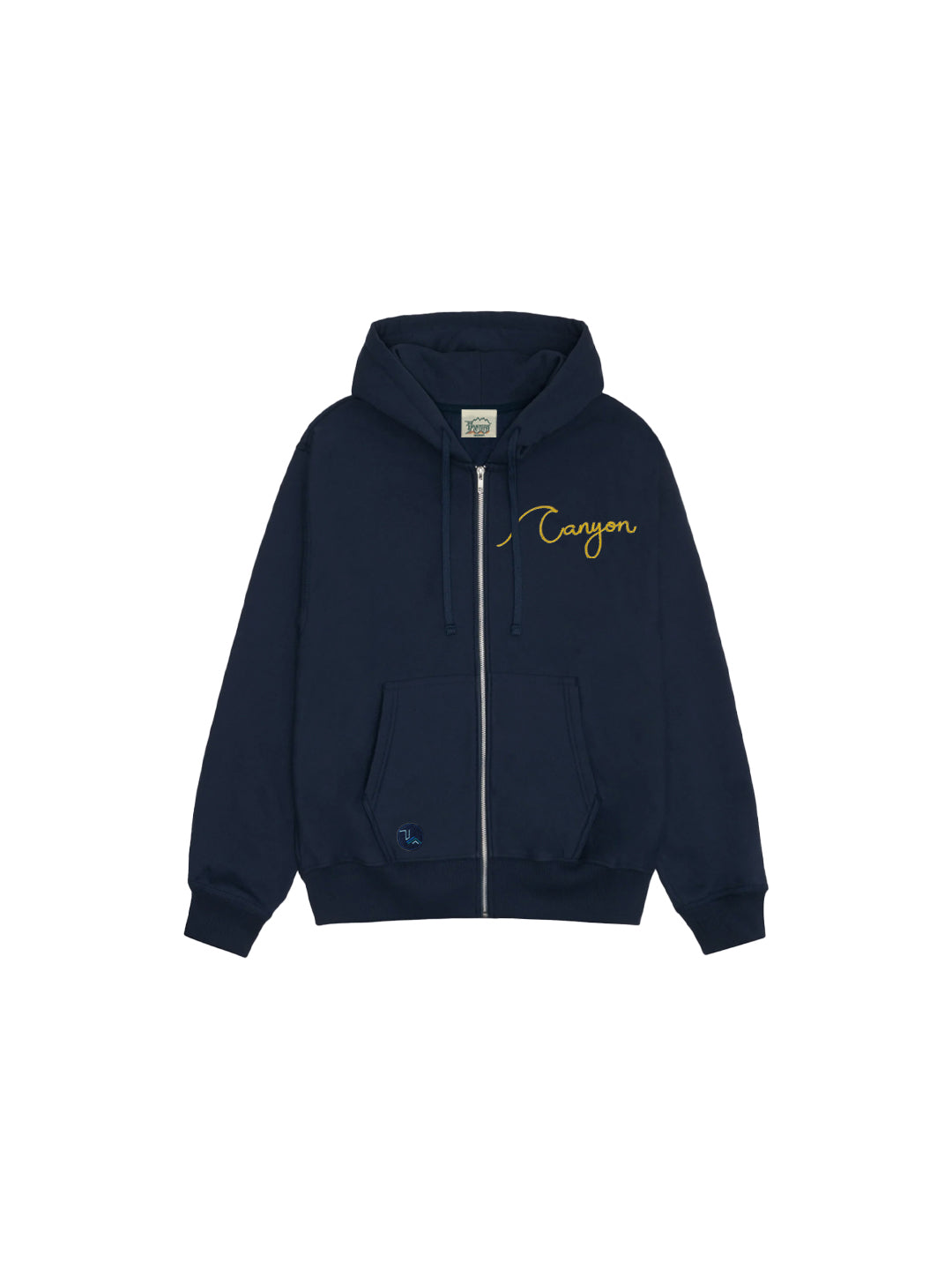 Canyon Wave Youth Hoodie in Navy