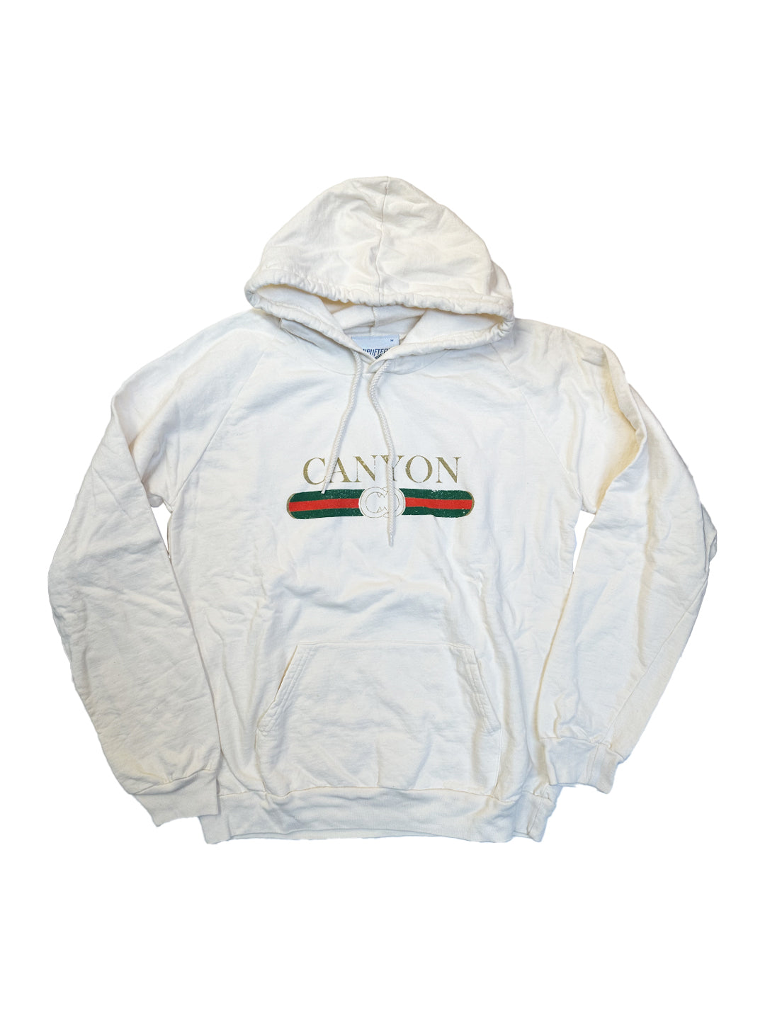 Canyon Adult Stripe Pullover Hoodie in Ivory