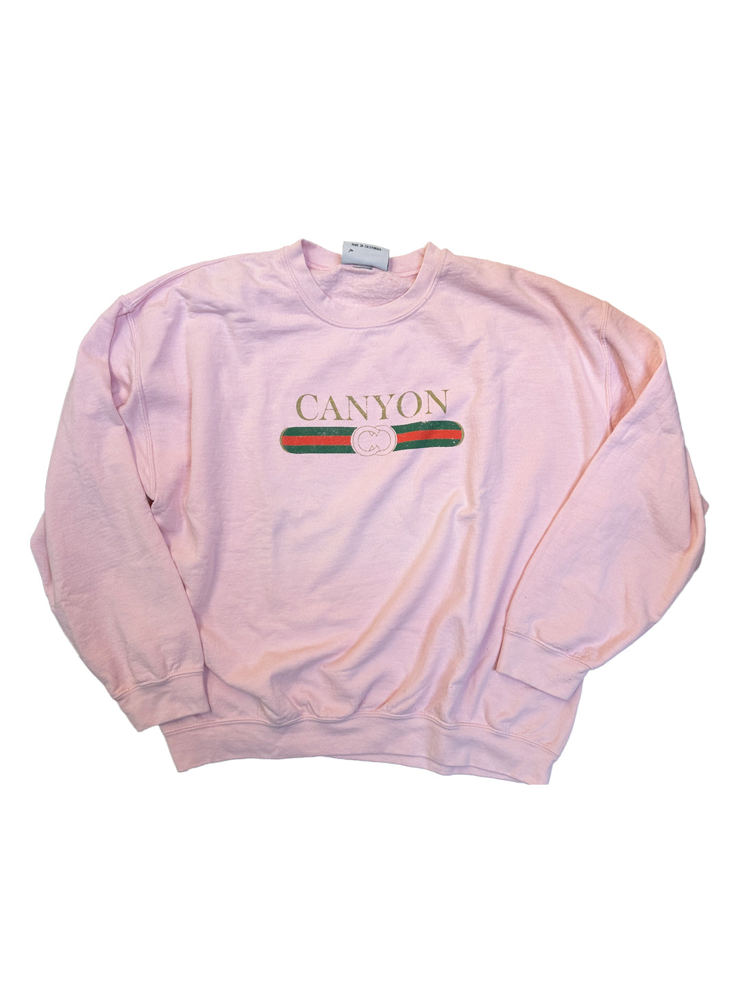 Canyon Stripe Pullover Hoodie in Dusty Rose