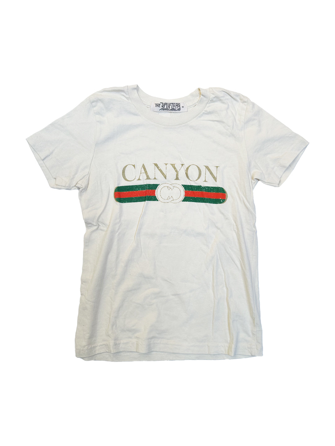 Canyon Stripe Tee Youth in Ivory