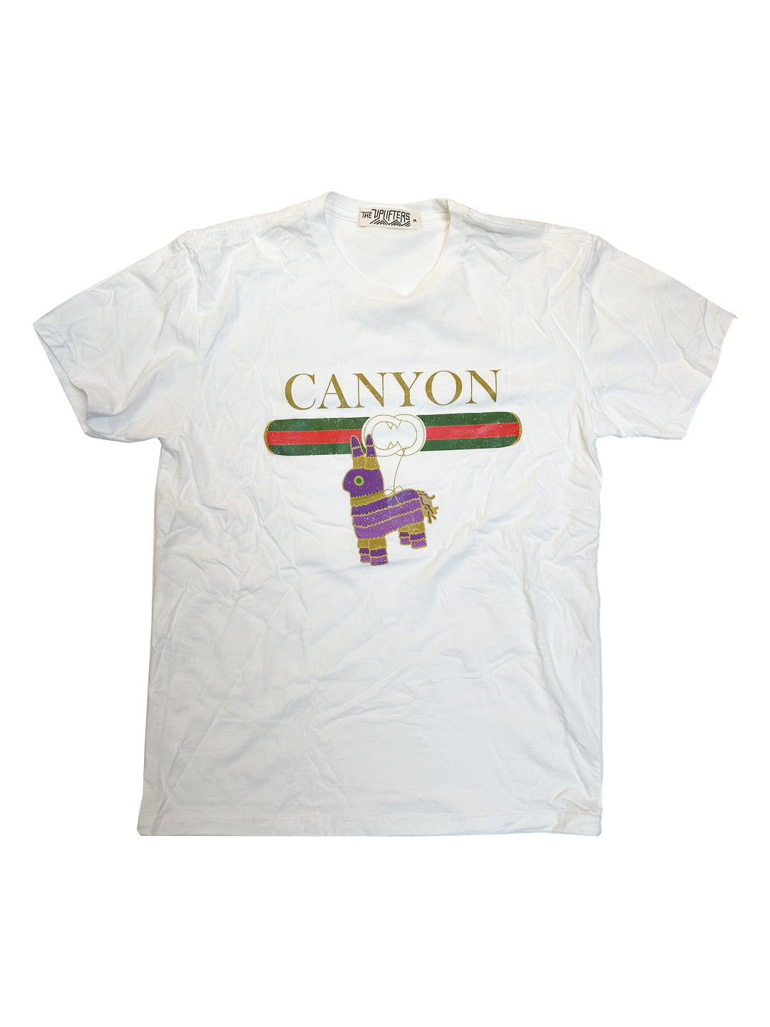 Canyon Stripe Piñata Tee Unisex in White