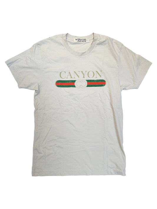 Canyon Stripe Tee Unisex in Sand