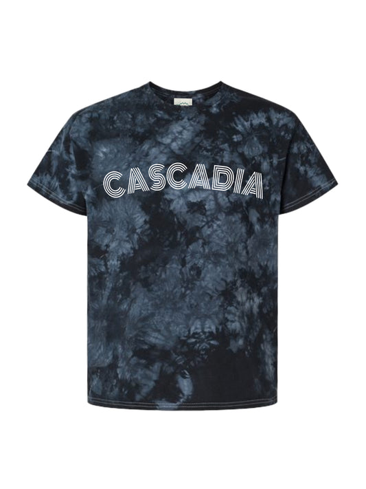 Cascadia Tie Dye Adult Tee