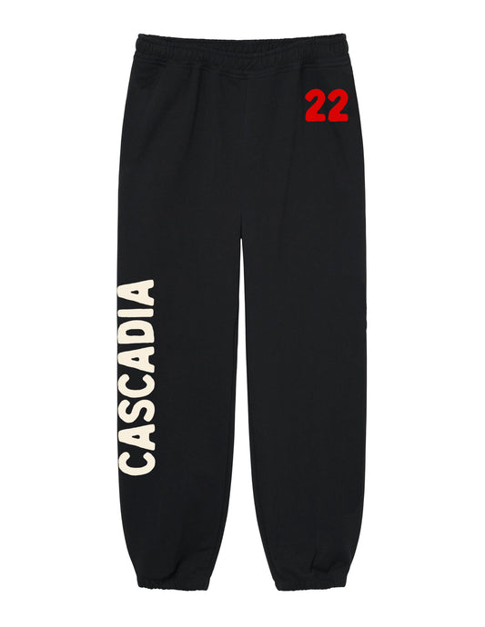 Cascadia Adult 22 Black Sweats