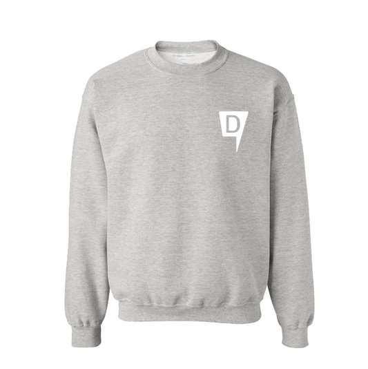 Downtown School Unisex Heather Grey Pullover Sweatshirt