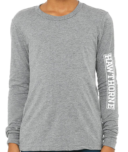 Hawthorne Long Sleeve tee - heather grey