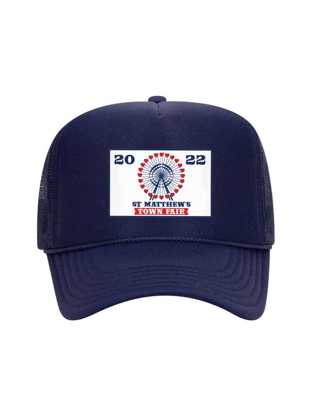 Town Fair Ferris Wheel Patch Navy Trucker