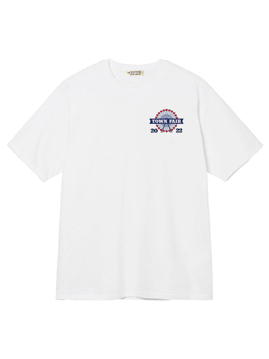 Town Fair Adult White Tee