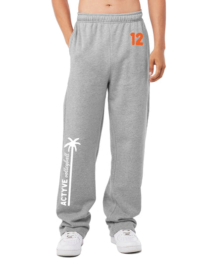 Actyve Volleyball Sweatpant in Heather Grey