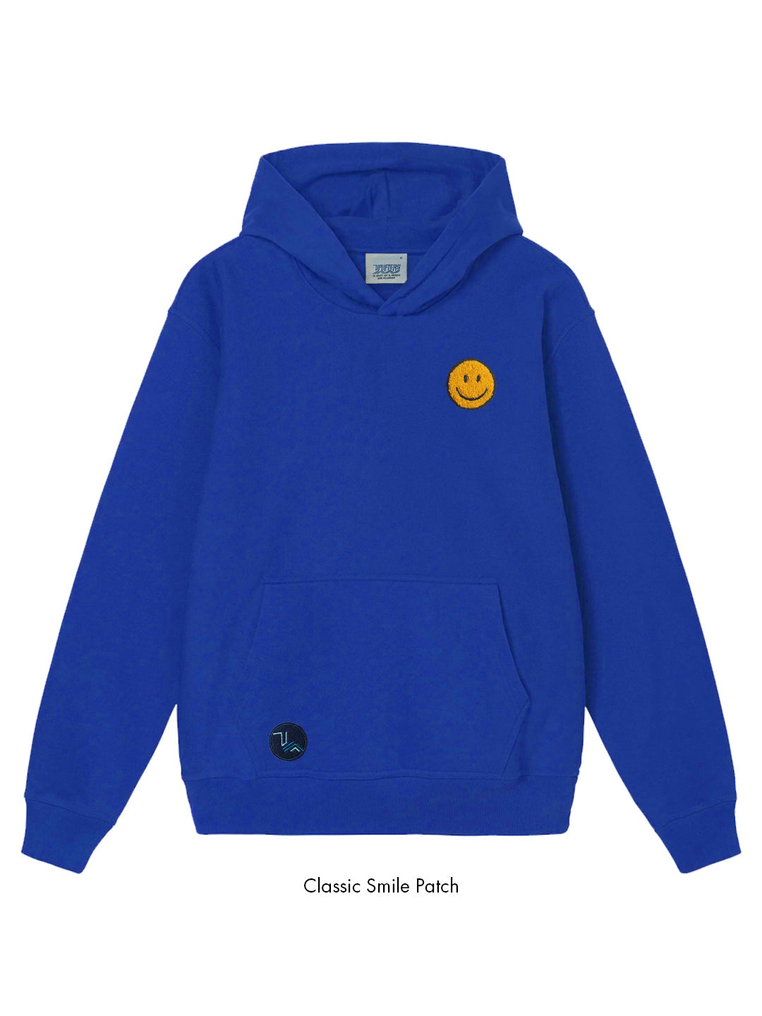 Canyon Adult Cooler in the Canyon Pullover Hoodie in Royal Blue