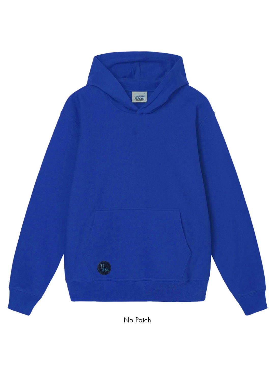Canyon Adult Cooler in the Canyon Pullover Hoodie in Royal Blue