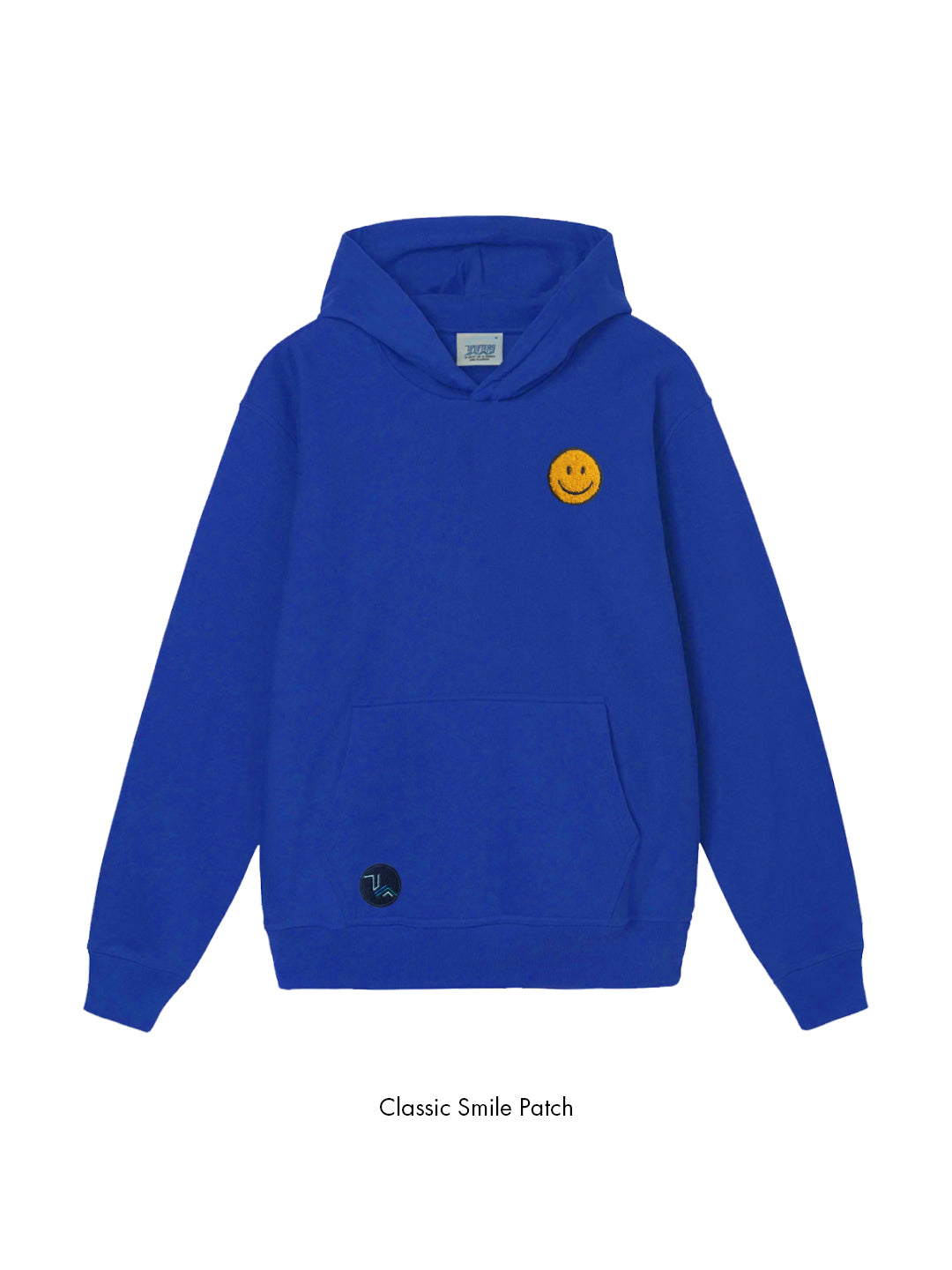 Canyon Youth Cooler in the Canyon Pullover Hoodie in Royal Blue