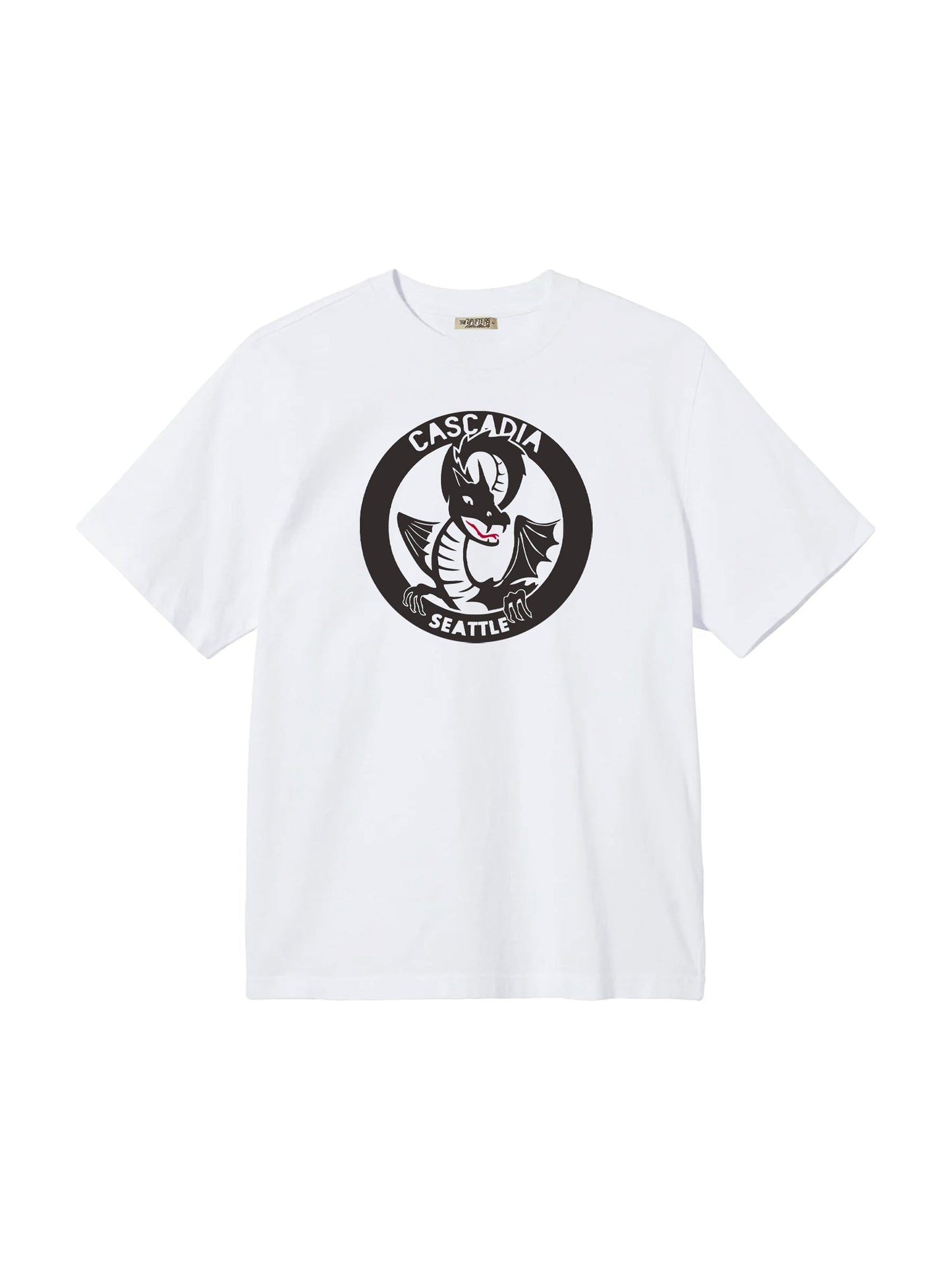 Cascadia Youth Dragon Tee in White