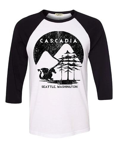 Mountain Raglan Tee - Adult