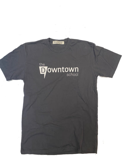 Downtown crew neck tee - dark grey