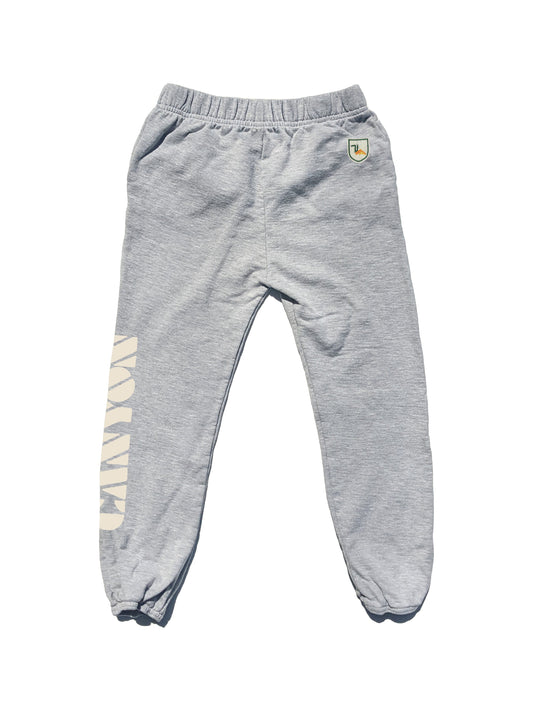 Canyon Youth Sweats in Heather Grey